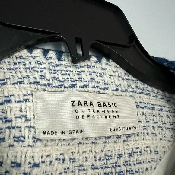 Zara Frayed Cotton Coat - Picture 8 of 8